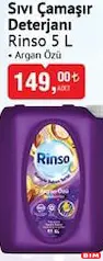 RİNSO SIVI ÇAMAŞIR DETERJANI 5 L